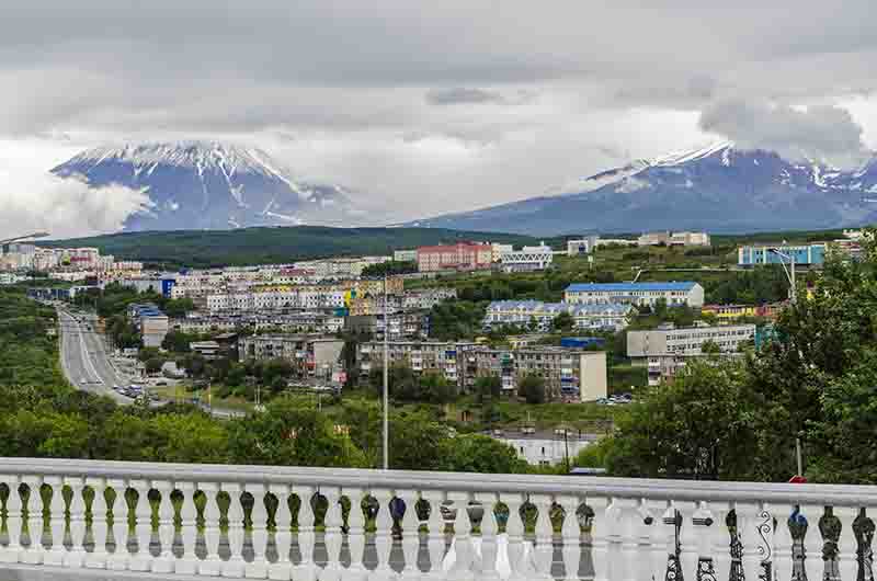 124 - Rusia - Kamchatka - Petropavlovsk - panoramica